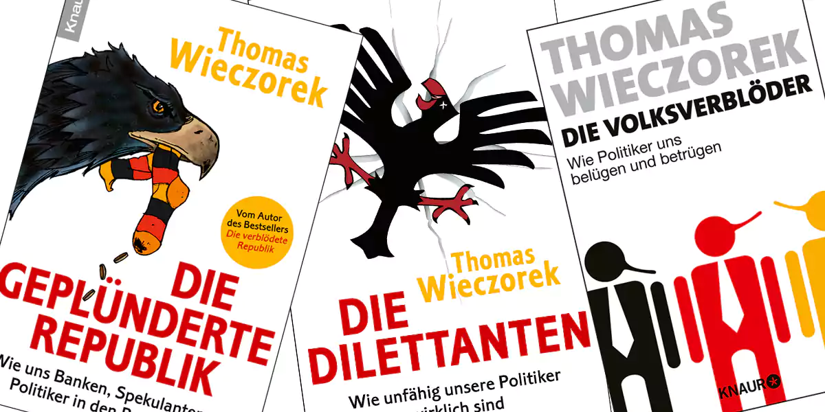 Auswahl an Covern der Bilder von Thomas Wieczorek (Quelle: Droemer Knaur Verlag)